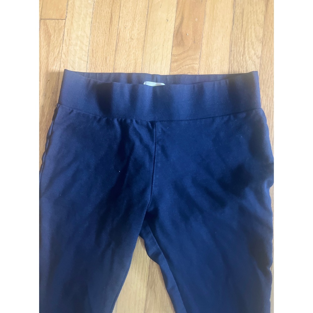 Matty M Womens Navy Blue High Rise Pull On Leggings Pants Size Large - Picture 2 of 4